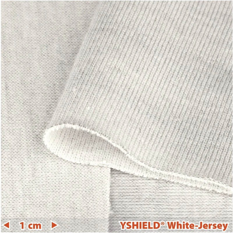 Tissu De Protection Anti Ondes White Jersey Yshield Hautes Et Bas