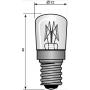 Ampoule à incandescence E14 25 W