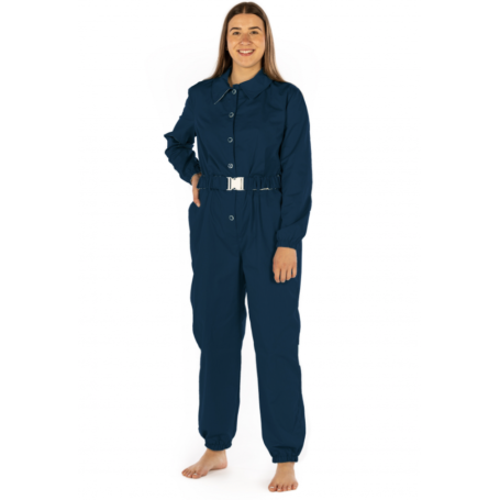 Combinaison anti-ondes Wavesafe pour femme sans capuche | Bleu marine