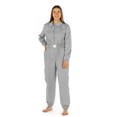 Combinaison anti-ondes Wavesafe pour femme sans capuche | Gris clair