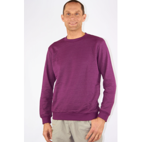 Sweat-shirt de protection anti-ondes WaveSafe pour homme coton bio | Bordeaux