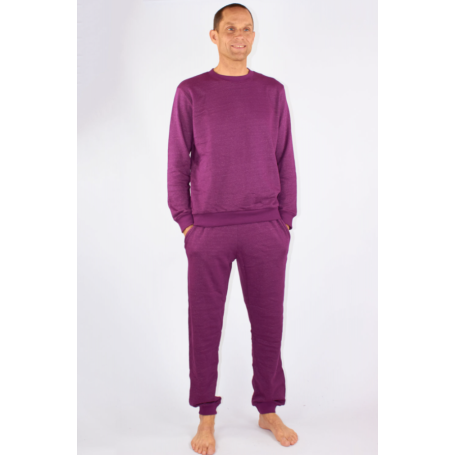 Tenue de loisirs anti-ondes WaveSafe pour homme coton bio | Bordeaux