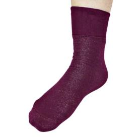 Chaussettes anti-ondes Wavesafe en coton bio | Bordeaux