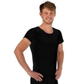 Tee-shirt anti-ondes Wavesafe pour homme coton bio manches courtes  | Noir