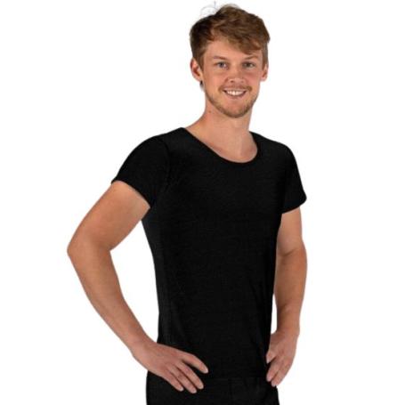 Tee-shirt anti-ondes Wavesafe pour homme coton bio manches courtes  | Noir