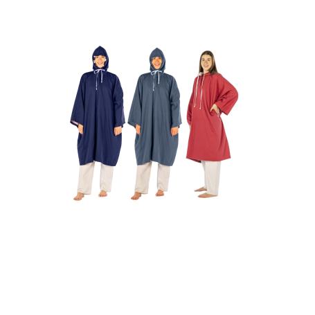 Poncho anti-ondes Wavesafe satin de coton bio doublé tissu Swiss Shield Ultima | avec capuche - 3 coloris