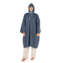 Poncho anti-ondes Wavesafe satin de coton bio doublé tissu Swiss Shield Ultima | avec capuche - 3 coloris